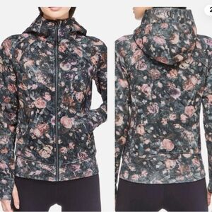 Lululemon Vintage Floral Scuba Zipped Hood Jacket